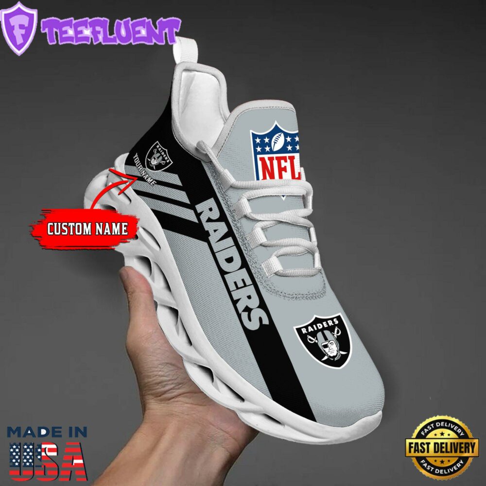 Las Vegas Raiders NFL Clunky Max Soul Shoes Personal