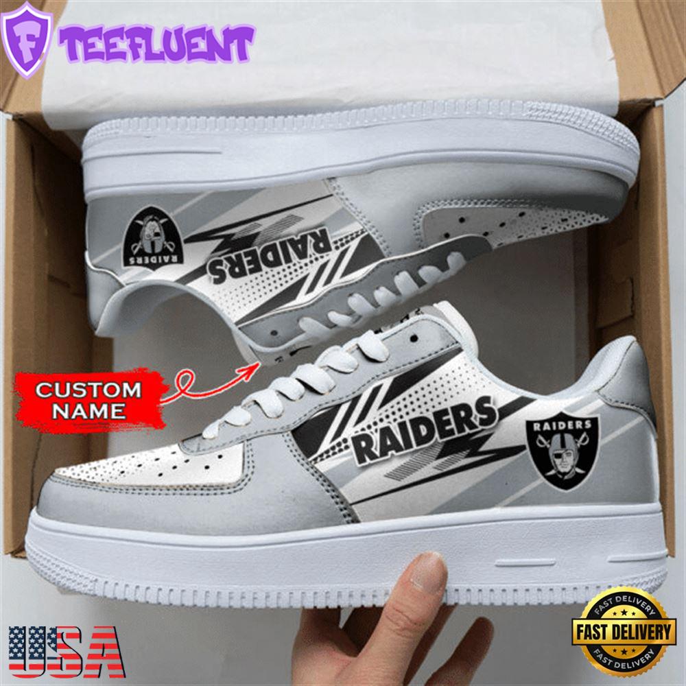 Las Vegas Raiders NFL Personalized Air Force 1 Shoes