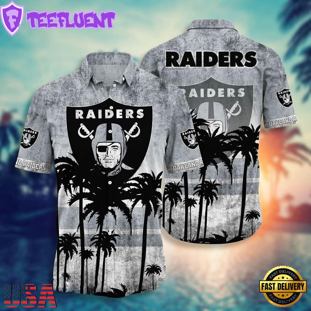Las Vegas Raiders NFL Team Hawaiian Shirt
