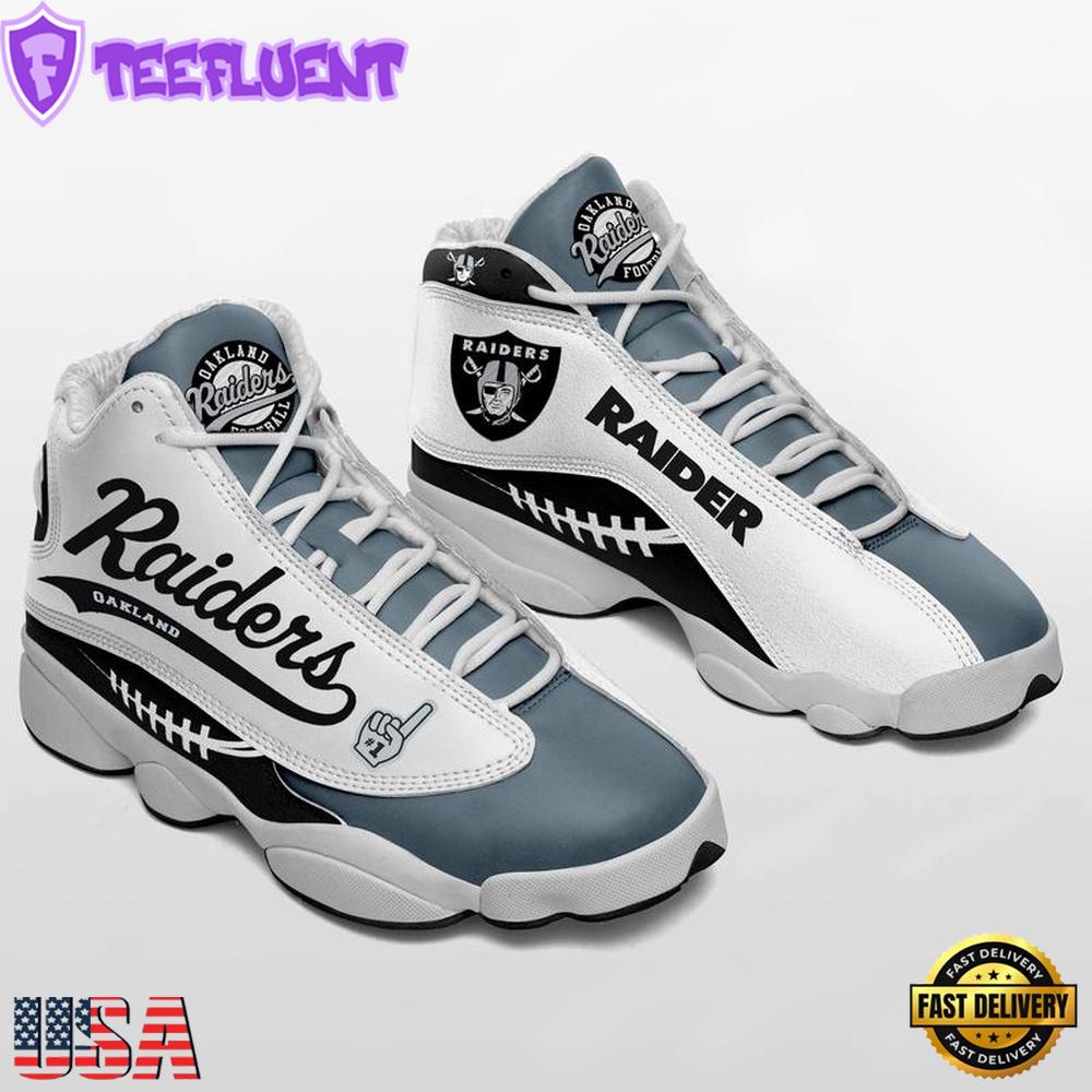 Las Vegas Raiders NFL Ver 2 Air Jordan 13 Sneaker - Gift For Fans