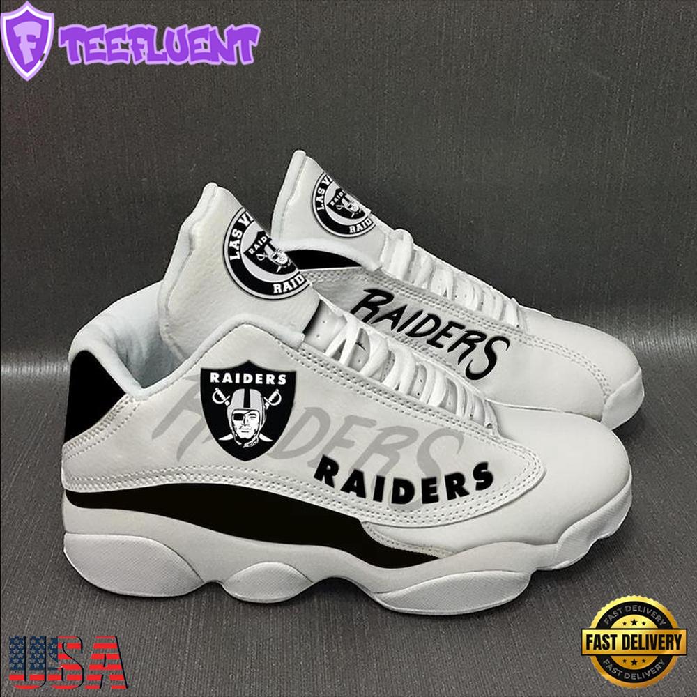 Las Vegas Raiders NFL Ver 4 Air Jordan 13 Sneaker - Gift For Fans