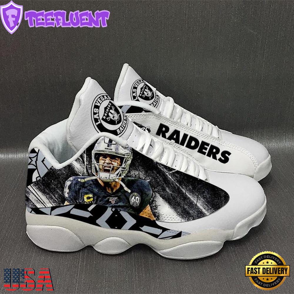 Las Vegas Raiders NFL Ver 5 Air Jordan 13 Sneaker - Gift For Fans