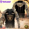 Las Vegas Raiders Personalized Hoodie Camo Hunting Perfect Gift