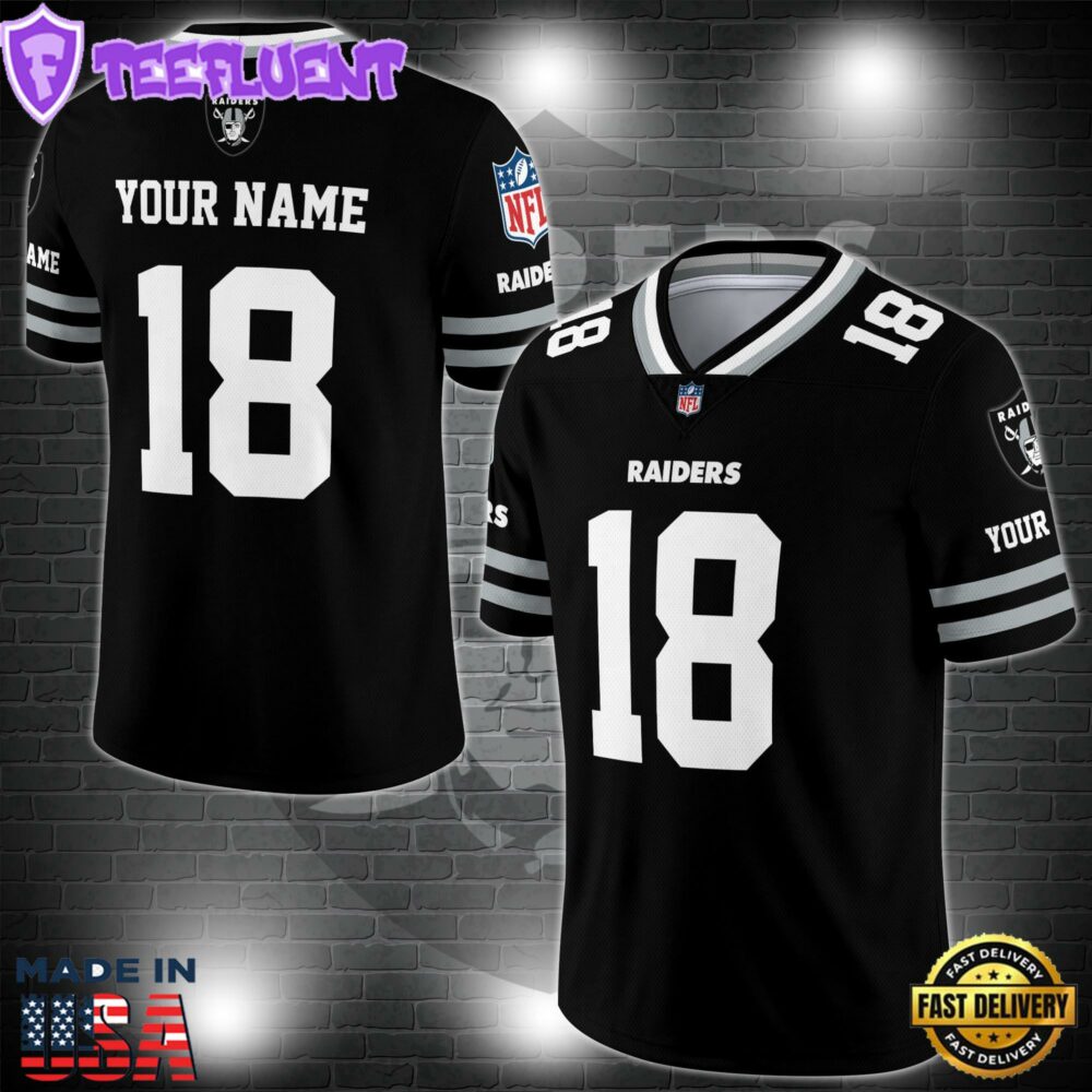 Las Vegas Raiders Personalized V-neck Football Jersey Sport Gifts For Fan