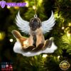 Leonberger On The Hands Of Jesus Ornament, Gift For Christmas