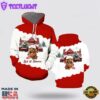 Let It Snow Dachshund Dog Christmas All Over Print 3D Hoodie