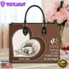 Lhasa Apso In My Heart Leather Bag