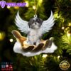 Lhasa Apso On The Hands Of Jesus Ornament, Gift For Christmas
