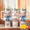 Lilo and Stitch Disney Cartoon Custom Stanley Quencher 40oz Stainless Steel Tumbler With Handle