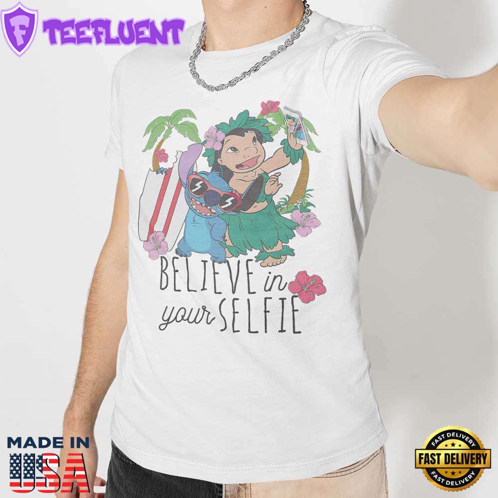 Lilo & Stitch Believe In Your Selfie T-Shirt Disney
