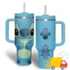 Lilo & Stitch Cartoon Custom Stanley Quencher 40oz Stainless Steel Tumbler