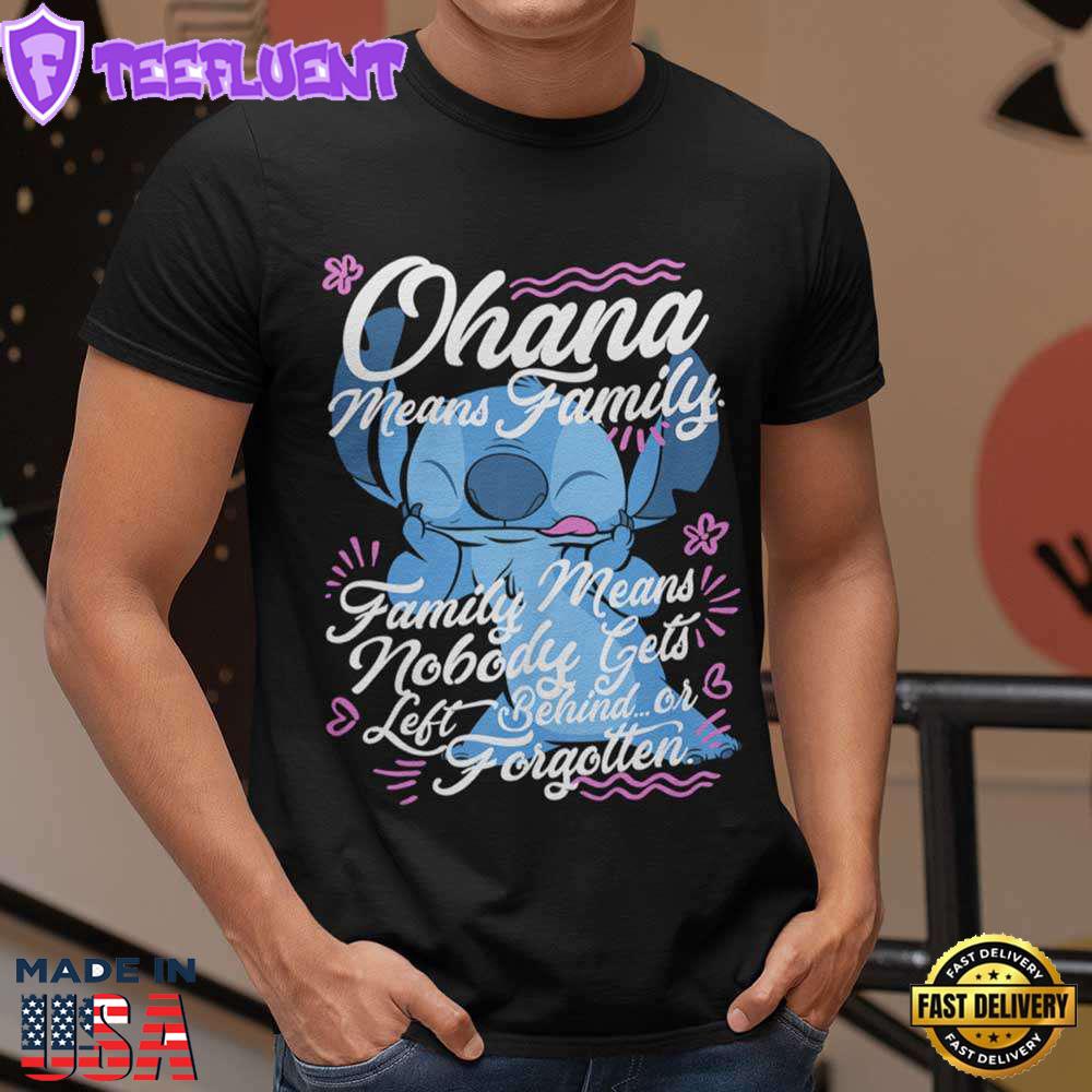 Lilo & Stitch Ohana Means Family T-Shirt Disney
