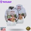 Lion All Hearts Come Home For Christmas All Over Print 3D Hoodie