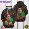 Lion Christmas Beauty Christmas Hoodie All Over Print