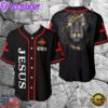 Lion Jesus save my life Custom Baseball Jersey