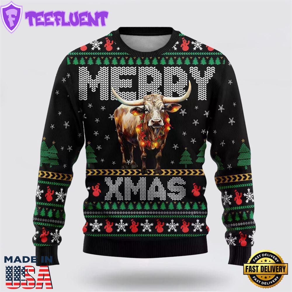 Longhorn Ugly Christmas Sweater