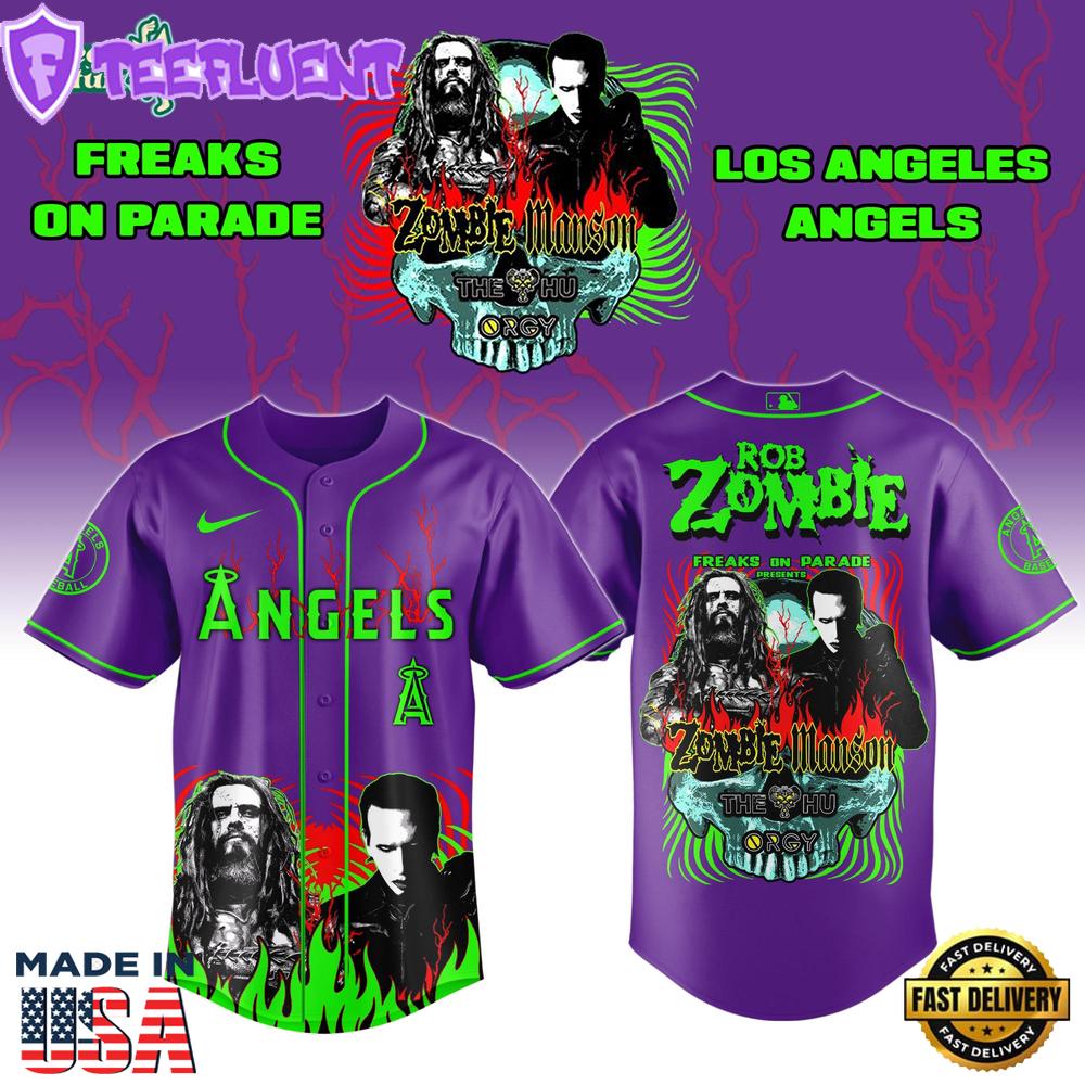 Los Angeles Angels x Freaks On Parade Tour 2026 Colab Jersey Limited Edition