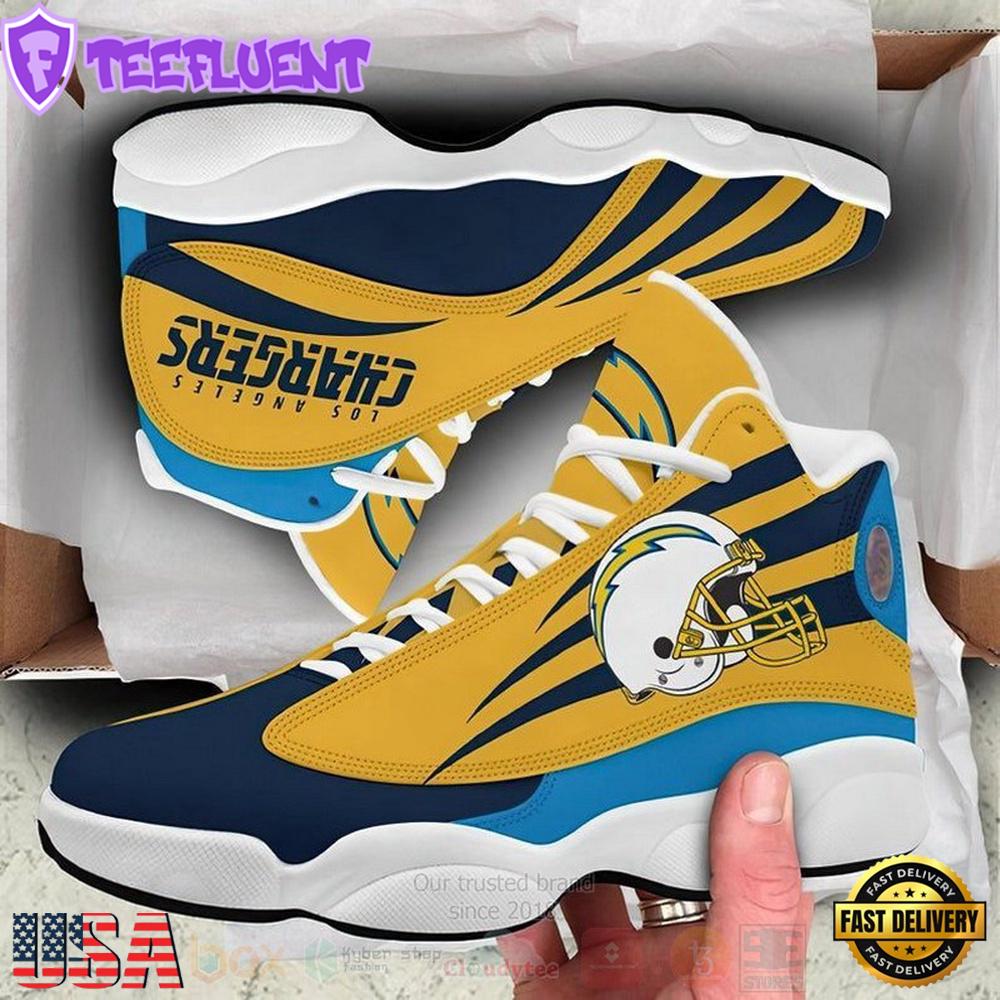 Los Angeles Chargers Football NFL Air Jordan 13 Shoes - Gift For Fans