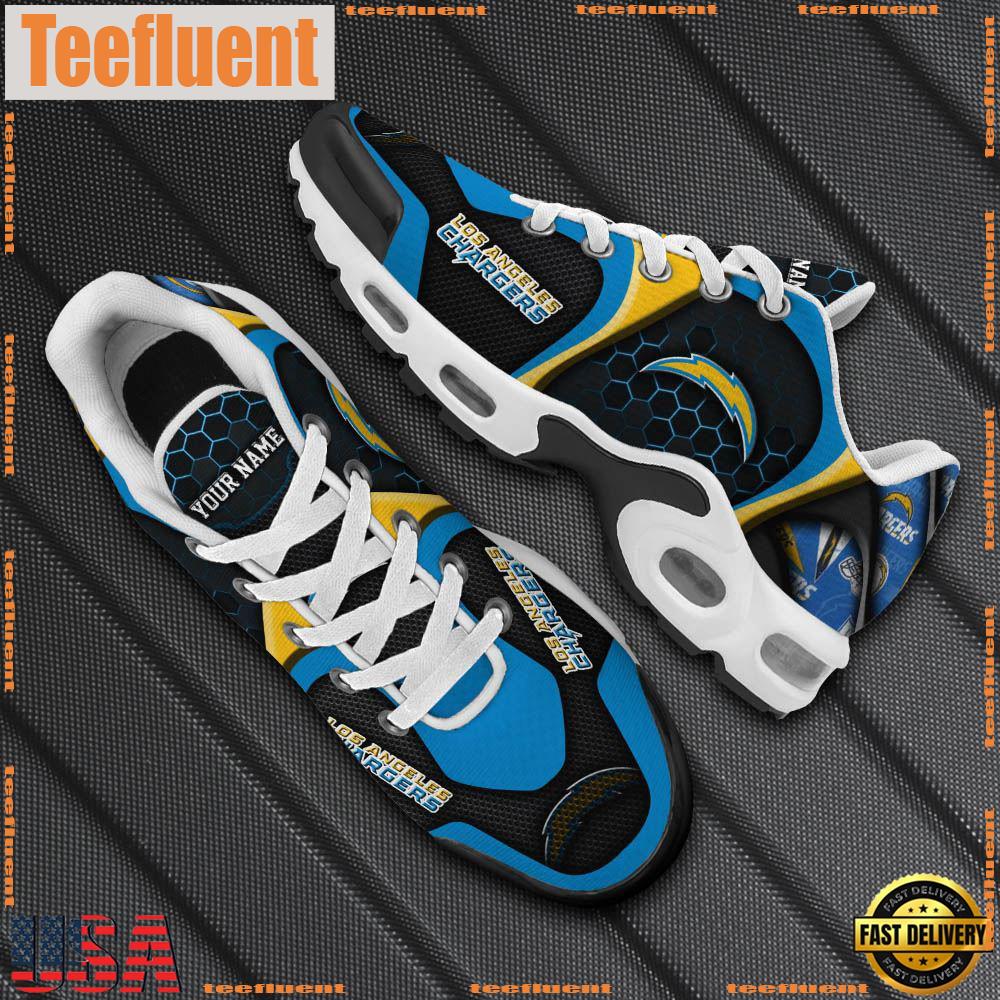 Los Angeles Chargers Tn Shoes Personalized Your Name, Football Team Shoes