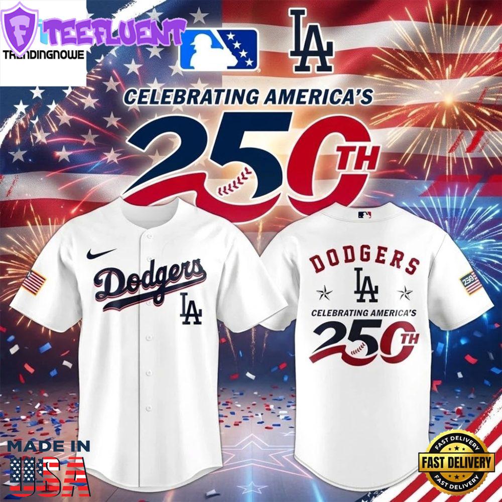 Los Angeles Dodgers America 250th Anniversary 2026 Baseball Jersey