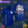 Los Angeles Dodgers Short Sleeve Dress Shirt For Man And Women
