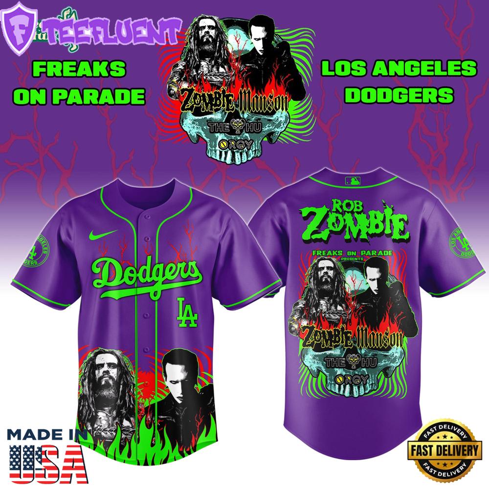 Los Angeles Dodgers x Freaks On Parade Tour 2026 Colab Jersey Limited Edition