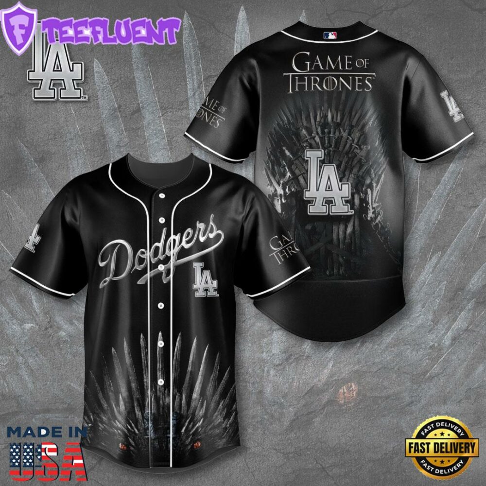 Los Angeles Dodgers x Game of Thrones Baseball Jersey