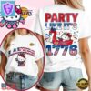 Los Angeles Lakers 2026 NBA Hello Kitty Independence Day Unisex 3D Shirt