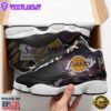 Los Angeles Lakers Custom Name Air Jordan 13 Sneakers