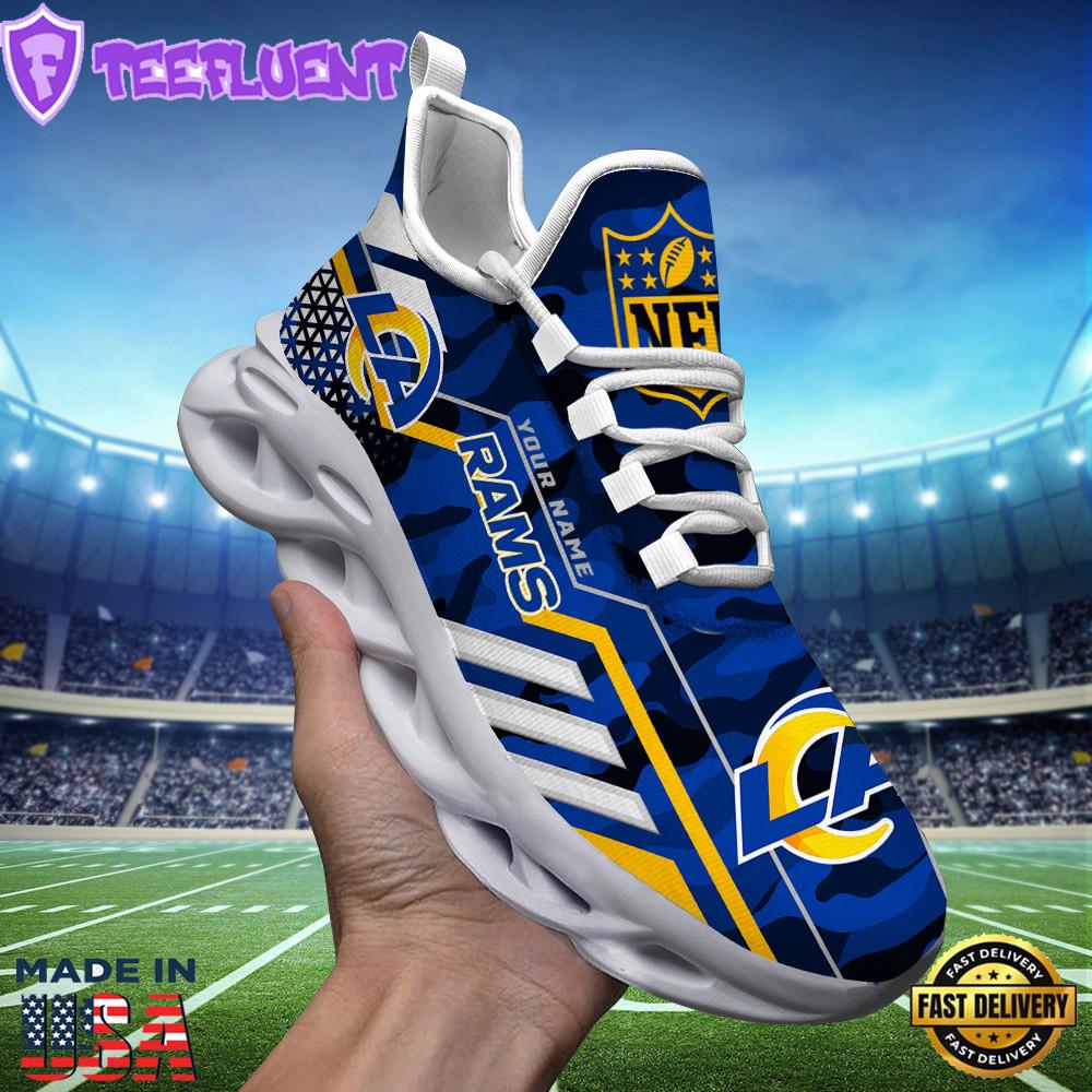 Los Angeles Rams NFL Clunky Max Soul Shoes Personalized