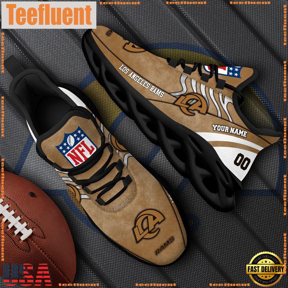 Los Angeles Rams NFL Clunky Shoes For Fans Custom Name And Number