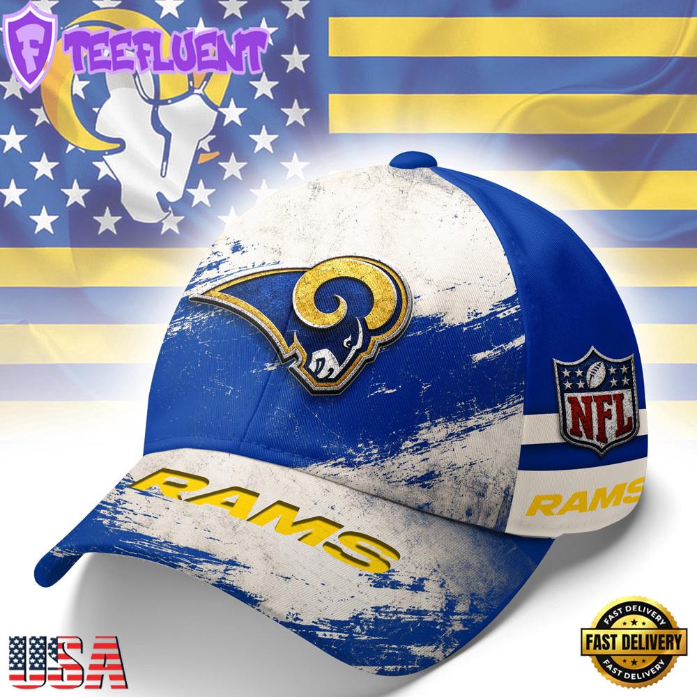 Los Angeles Rams NFL Grunge Style Team Baseball Cap