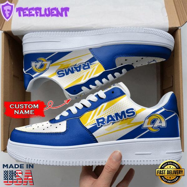 Los Angeles Rams NFL Personalized Air Force 1 Shoes
