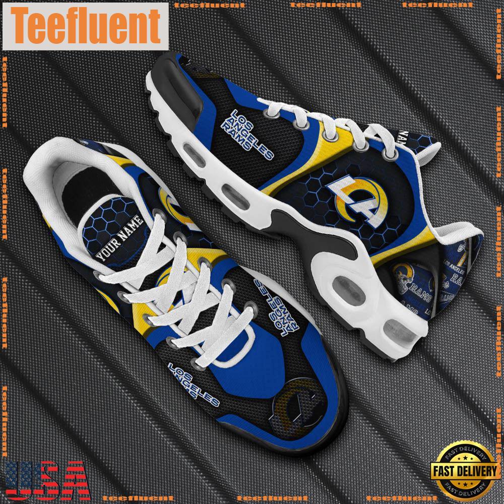 Los Angeles Rams Tn Shoes Personalized Your Name, Football Team Shoes