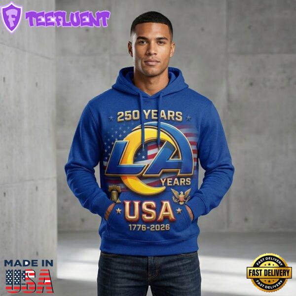 Los Angeles Rams USA 250 Years 1776-2026 Anniversary Hoodie