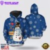 Love Being A Grandma Christmas Snowman All Over Print 3D Hoodie