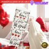 Love You Tumbler 40oz with Handle and Straw Hearts Tumbler Valentine's Day Tumbler - 40oz Tumbler with Handle