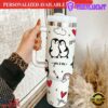 Loving Penguin Tumbler 40oz With Handle Valentine Tumbler 40oz - 40oz Tumbler with Handle