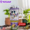 LSU Tigers NCAA Mickey Mouse Glitter Custom Stanley Quencher 40oz Stainless Steel Tumbler With Handle