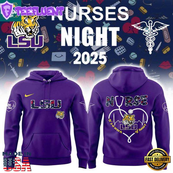LSU Tigers Nurses Honor Night 2025 Hoodie