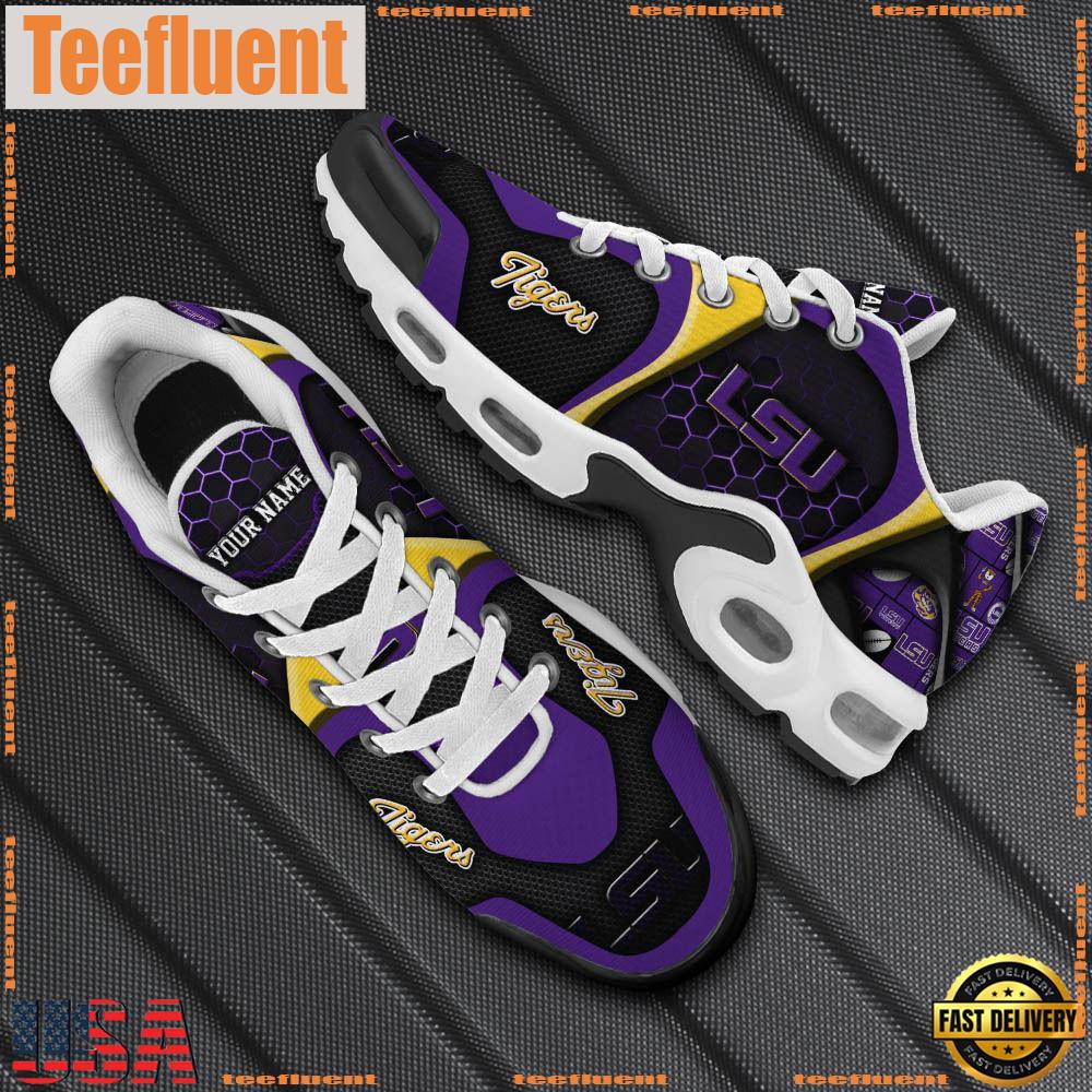 Lsu Tigers Tn Shoes Personalized Your Name, Football Team Shoes