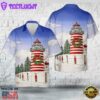 Lubec, Maine, West Quoddy Lighthouse Christmas Hawaiian Shirt