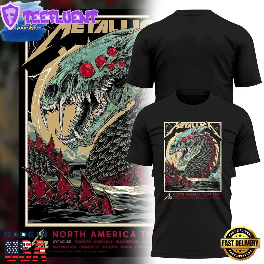 M72 North American Tour Metallica 2025 Shirt