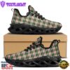 Madras Plaid Christmas Print Black Max Soul Shoes