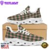 Madras Plaid Christmas Print White Max Soul Shoes
