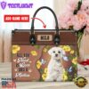 Maltese Dog All You Need Is Love And A Leather Handbag