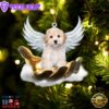 Maltipoo On The Hands Of Jesus Ornament, Gift For Christmas