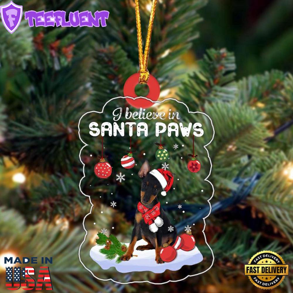 Manchester-Terrier Christmas Ornament, Gift For Christmas
