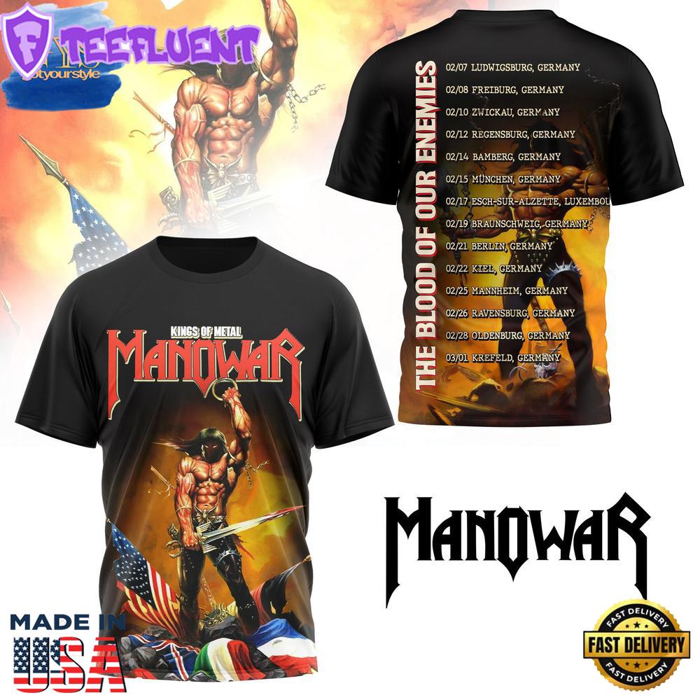 Manowar Kings Of Metal Limited Edition T-Shirt