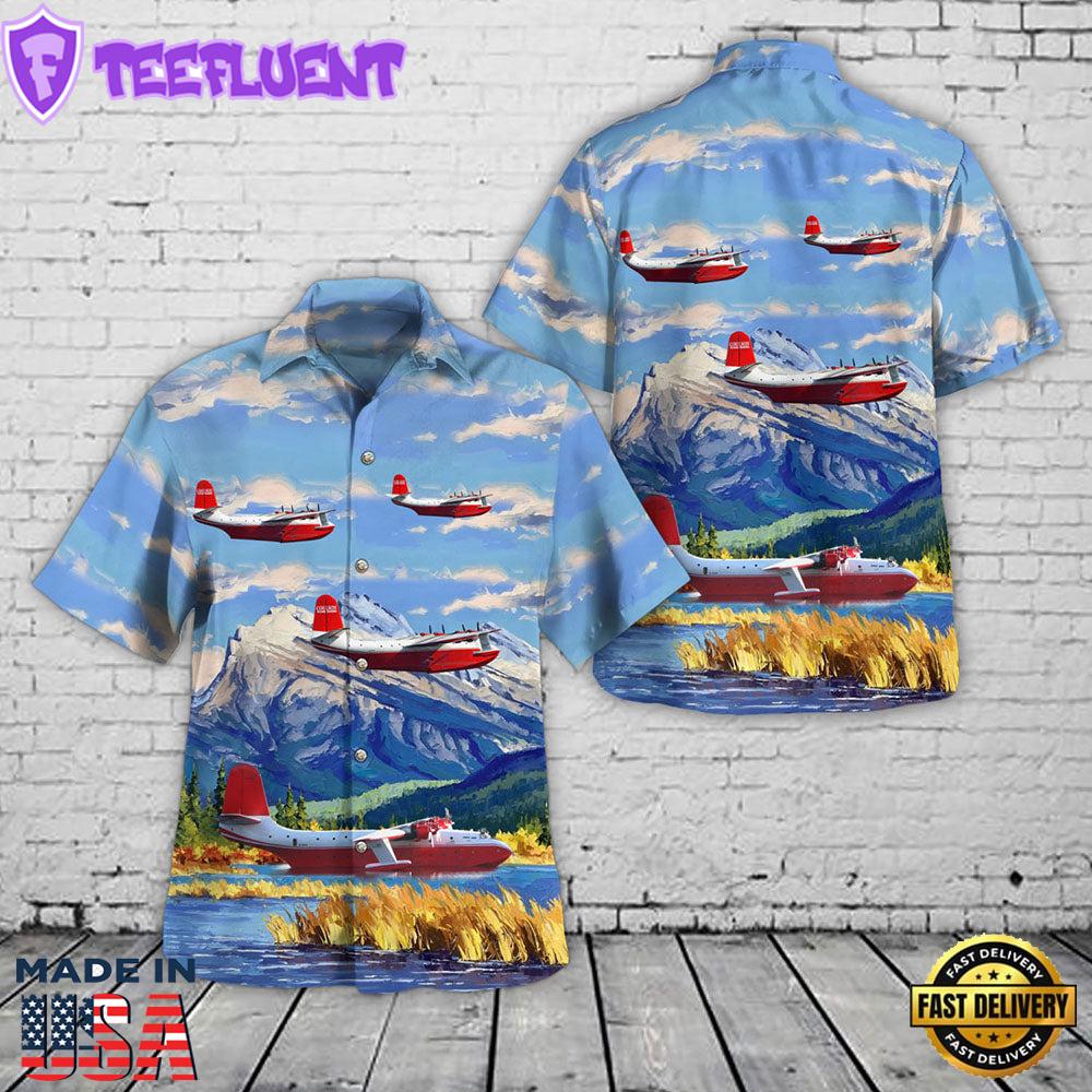 Martin Mars Flying Boat Hawaiian Shirt